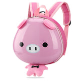 Kindergarten Cute Cartoon Kids School Bag for Boys and Girls (Eggshell Pig - 3D)